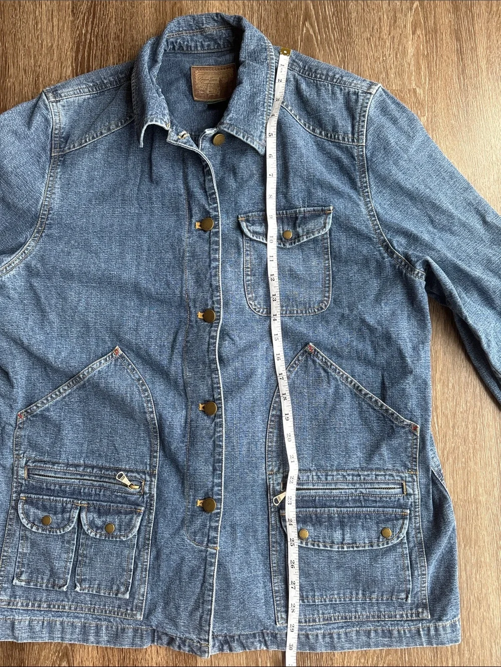 Vintage 90s Ralph Lauren Jeans Co Denim Barn Chore Jacket - Picture 4 of 9